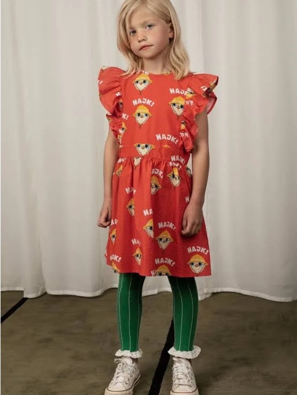 Mini Rodini Hajk Owl Dress - never worn